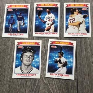 5 score 91 1990 highlight cards